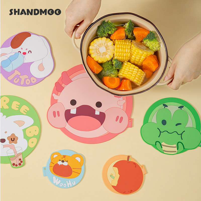 山莫隔热垫防烫可爱餐垫餐桌耐高温碗垫家用水杯垫卡通硅胶防滑垫,节庆用品/礼品,文化创意杯垫/餐垫,淘宝优惠券,粉丝福利购,淘宝优惠卷