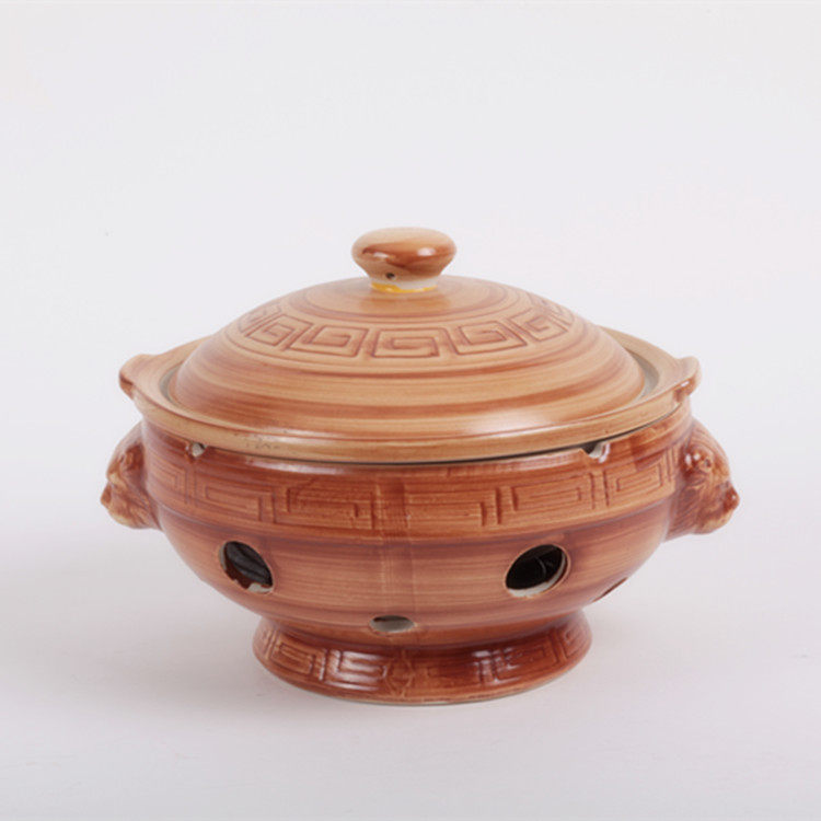 酒店家用陶瓷酒精炉保温炉干锅火锅陶瓷小火锅家用砂锅炖锅汤煲