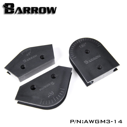 ABS多角度 硬管弯管模具套装3只装  AWGM 12 14 16弯管器定型工具