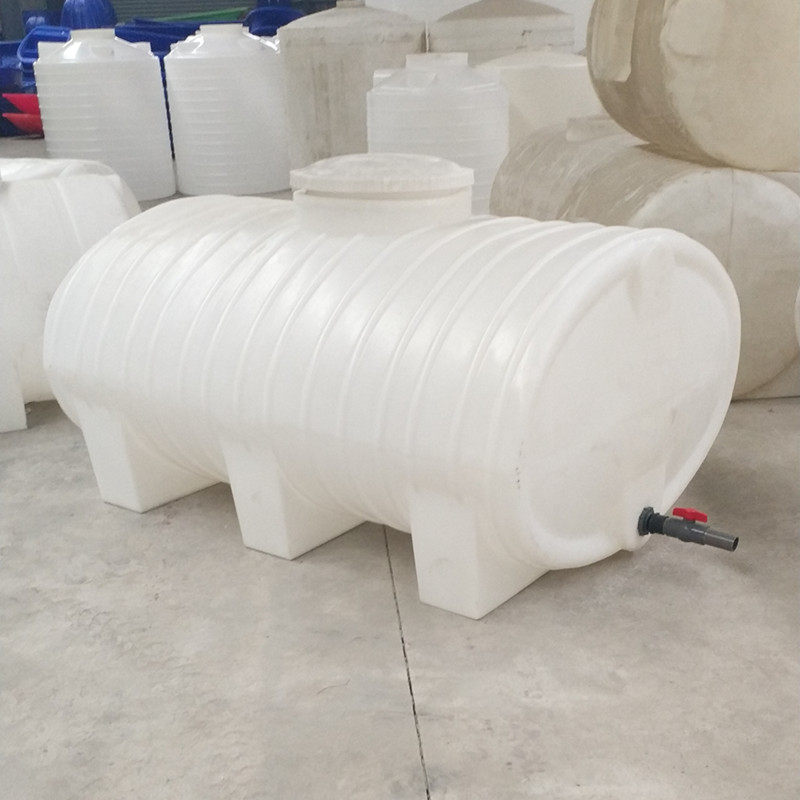 加厚卧式塑料水塔水箱长方形车载水桶耐酸碱化工桶运输桶柴油储罐
