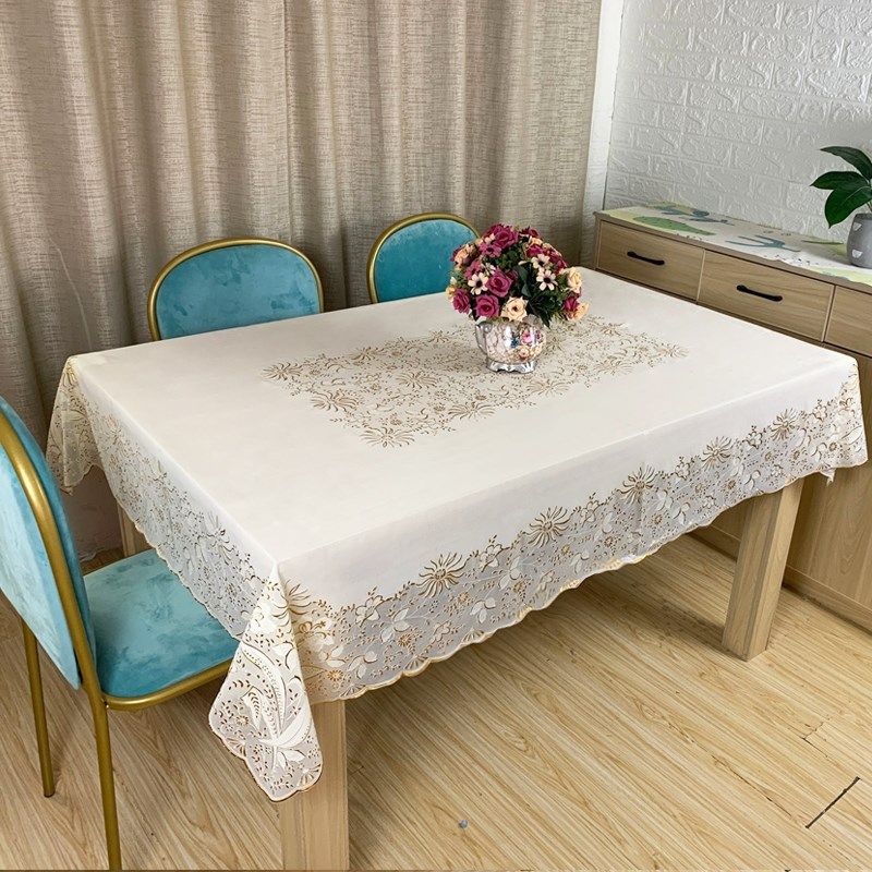 欧式烫金桌布pvc防水防油免洗长方形茶几桌布 餐桌垫台布家用露营,居家布艺,桌布,淘宝优惠券,粉丝福利购,淘宝优惠卷