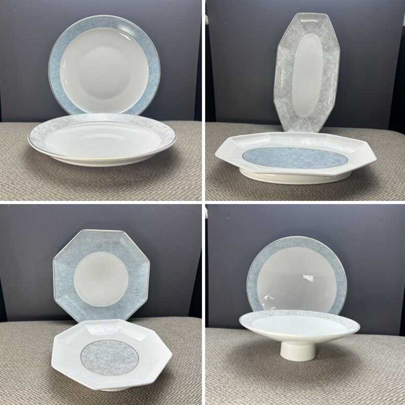 酒店餐厅陶瓷餐具饭店会所包厢高脚水果盘特色餐盘高档酒店菜盘,厨房/烹饪用具,配菜/备菜盘,淘宝优惠券,粉丝福利购,淘宝优惠卷