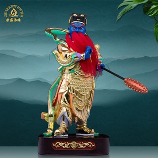 温元帅神像温琼护法四大元帅马元帅赵康元帅精品树脂家居桌面摆件