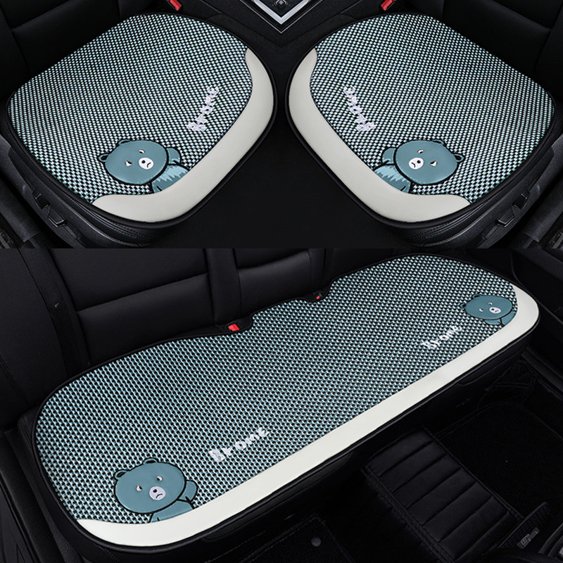 卡通汽车坐垫单片夏季冰丝可爱无靠背三件套四季通用后排座垫座套,汽车用品/电子/清洗/改装,通用座套/座垫,淘宝优惠券,粉丝福利购,淘宝优惠卷