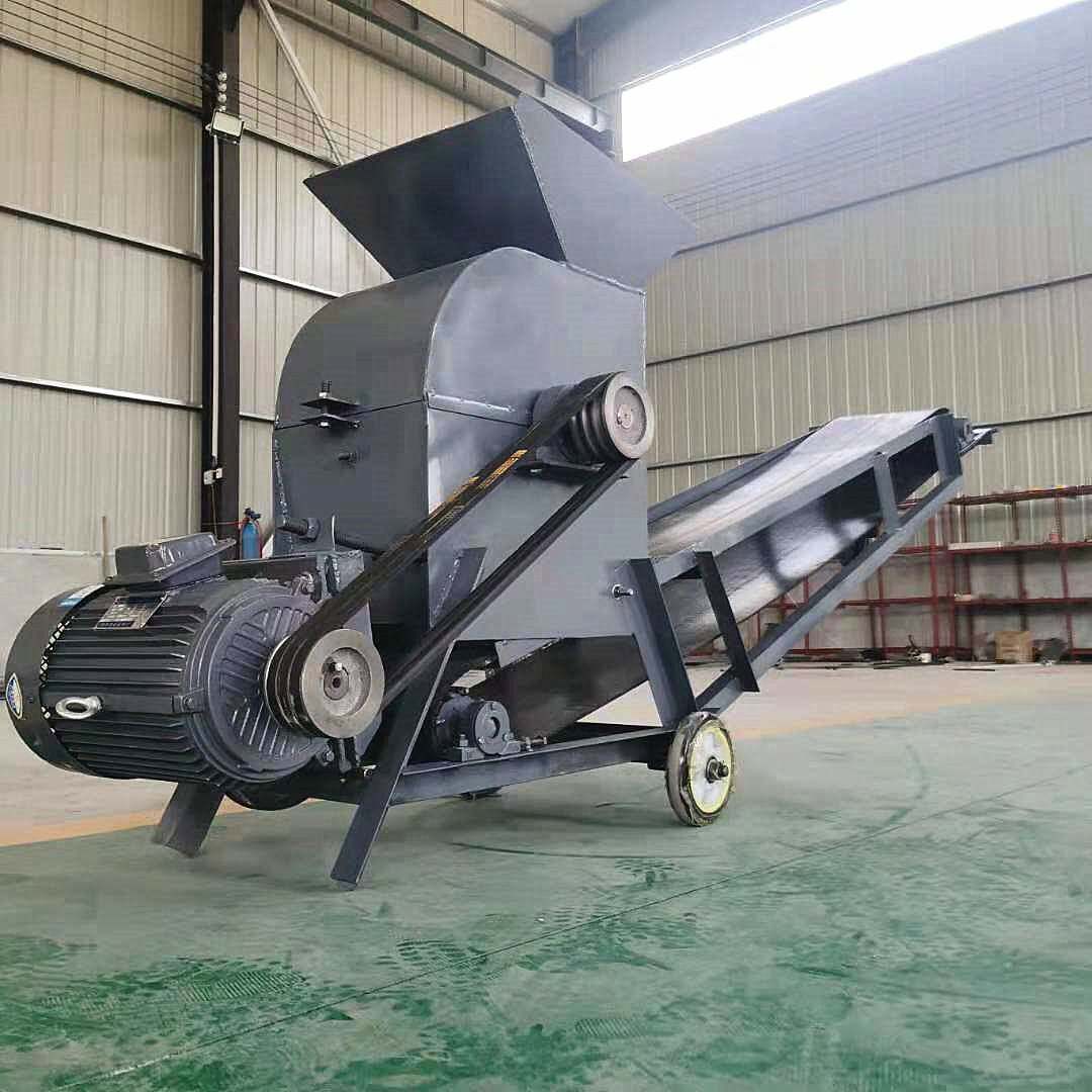 小型锤式破碎机 建筑垃圾粉碎机移动水泥砖块鹅卵石碎石制砂机
