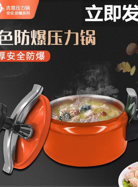 防爆迷你高压锅家用燃气 酒店小型压力锅电磁炉通用小1人-2人-3人