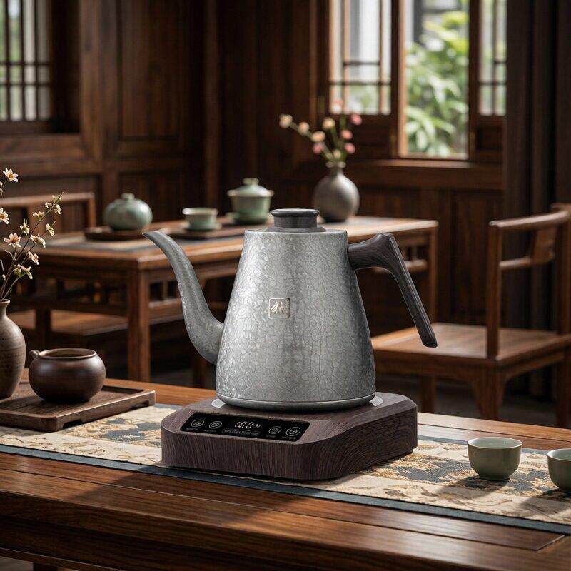 2026新款纯钛全自动上水电热烧水壶泡茶抽水茶台一体煮茶器电茶炉