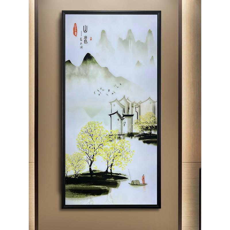 感应灯新中式玄关灯画灯楼梯人体感应客厅卧室背景墙装饰挂画壁灯