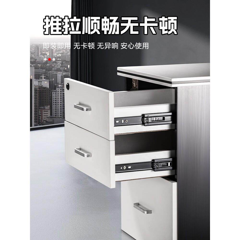 Blum百隆抽屉滑道缓冲轨道阻尼整体橱柜反弹导轨三节静音电脑键盘