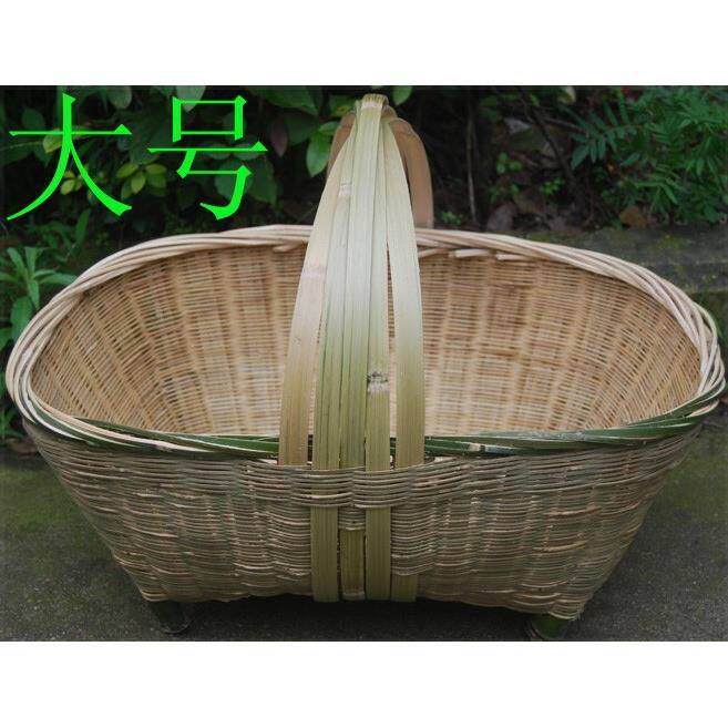 农家手工编织手提菜篮小竹篮子鸡蛋篮装菜水果篮收纳篮竹编篮竹器