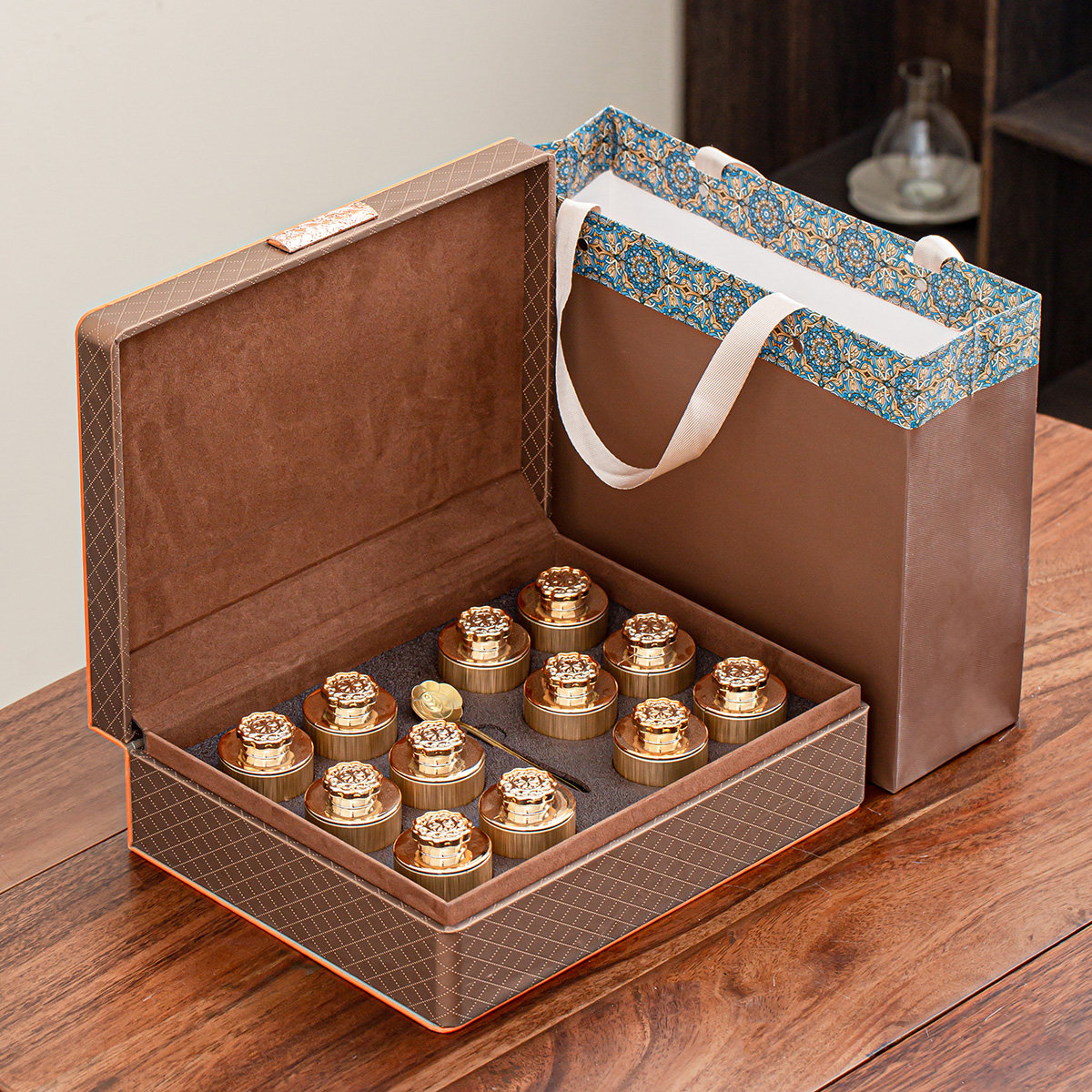 高档茶叶包装盒空礼盒半斤小号密封存茶罐通用红茶绿茶散茶礼品盒,餐饮具,茶叶罐,淘宝优惠券,粉丝福利购,淘宝优惠卷