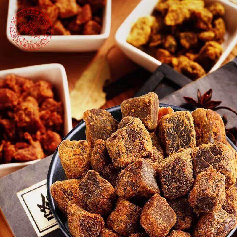 蒙佳佳牛肉粒散装内蒙古特产风干 干牛肉干 干五香香辣零食小吃25