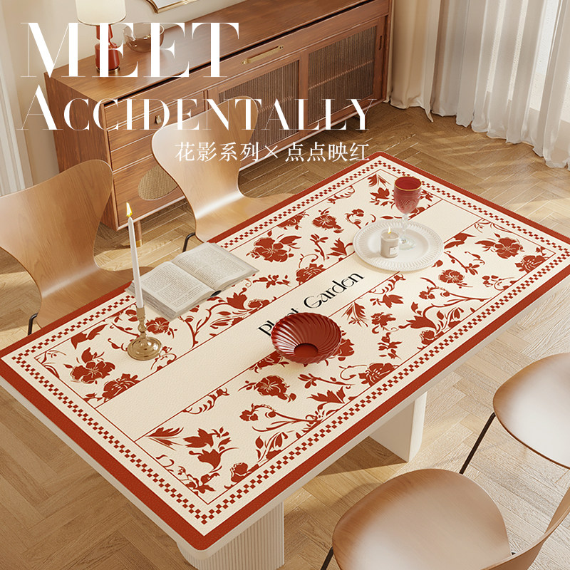 桌布隔热垫餐桌垫防烫耐高温防油防水免洗pvc喜庆防滑茶几垫台布,居家布艺,餐垫,淘宝优惠券,粉丝福利购,淘宝优惠卷