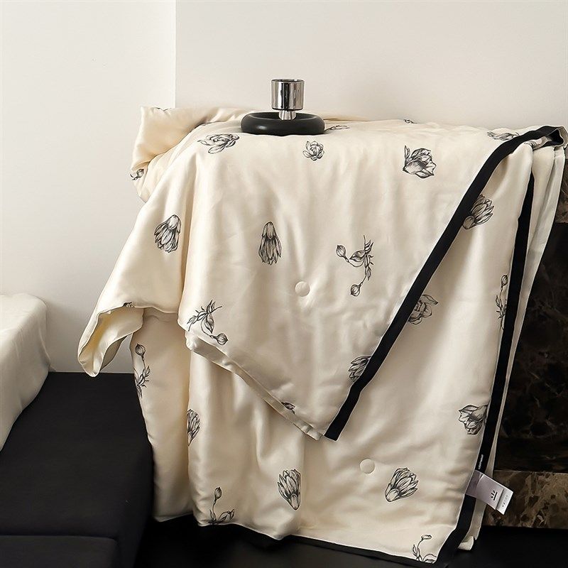 福笙 复古水墨木兰凉感天丝夏被60支兰精天丝可机洗空调被夏季,床上用品,化纤被,淘宝优惠券,粉丝福利购,淘宝优惠卷