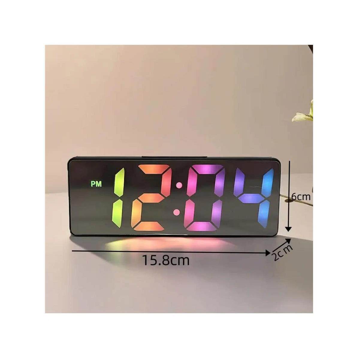 LED温度显示电子钟床头简约学生个性夜光静音数字时钟闹钟日期