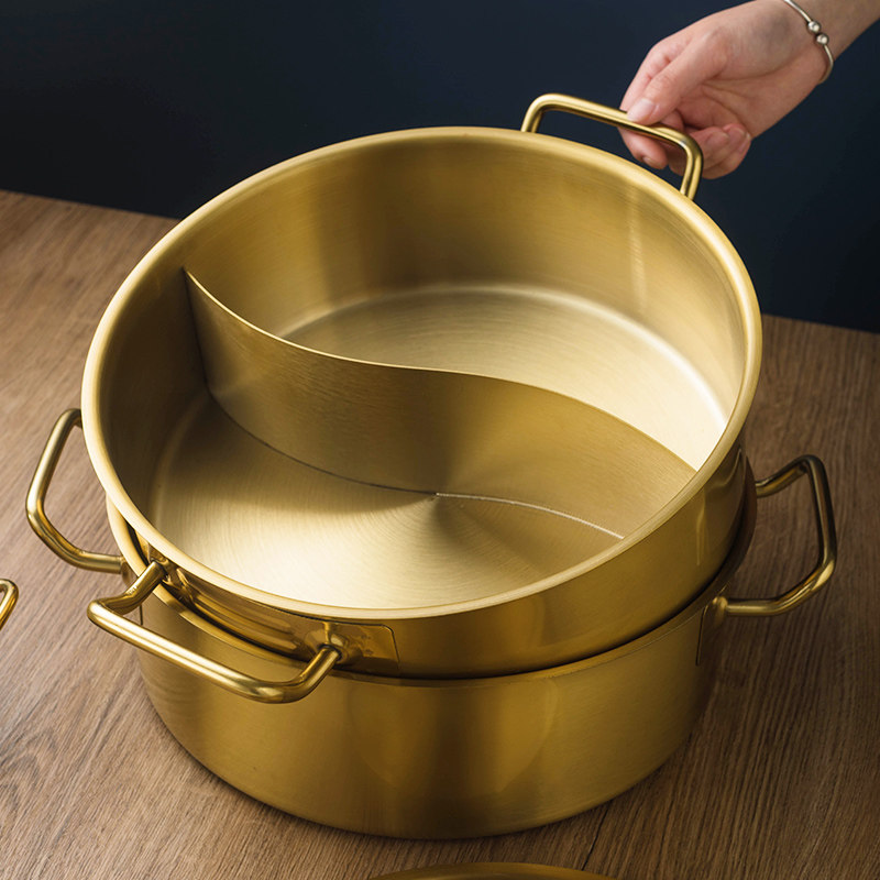 不锈钢锅火锅鸳鸯锅加厚家用商用燃气通用电磁炉专用汤锅盆店吃,厨房/烹饪用具,汤锅/汤桶/卤肉桶,淘宝优惠券,粉丝福利购,淘宝优惠卷