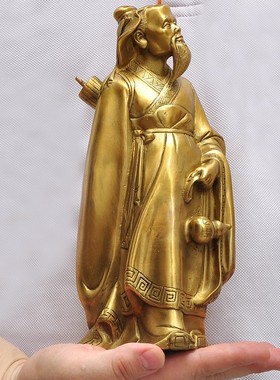 黄铜华佗像摆件医圣神医铜像医院诊所药店装饰品工艺品送名医礼品