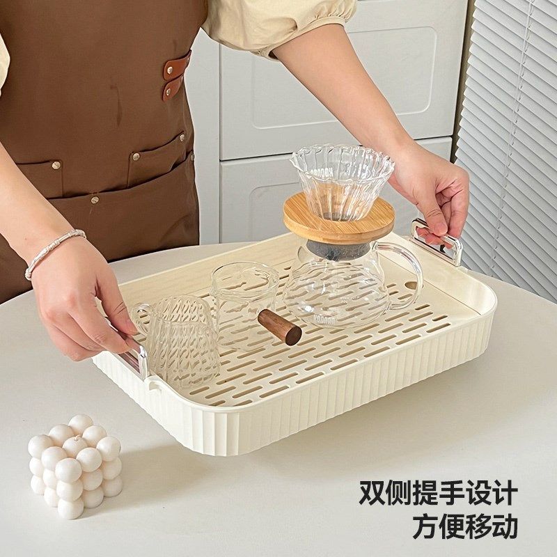 杯子收纳置物架双层茶杯架茶具收纳架沥水托盘家用桌面放水杯杯架,家庭/个人清洁工具,杯架,淘宝优惠券,粉丝福利购,淘宝优惠卷