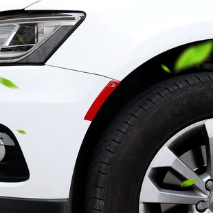 奥迪轮毂轮眉反光装饰贴防撞条Q3A3Q5L改装饰Q2L车内饰A4L用品A6L