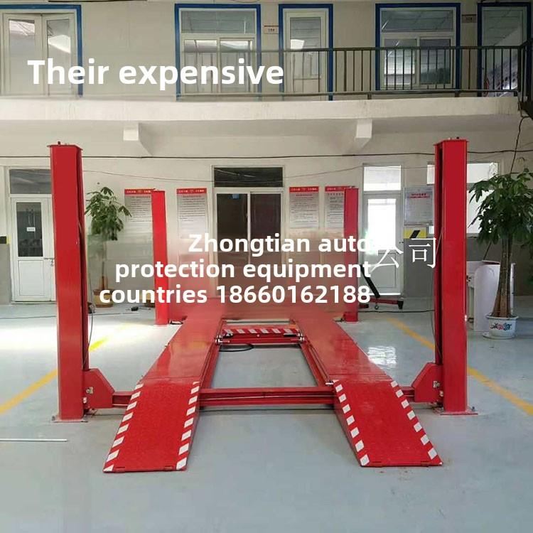 四柱升降车，四柱可调平台，四柱升降车，可作四轮定位，支架定制