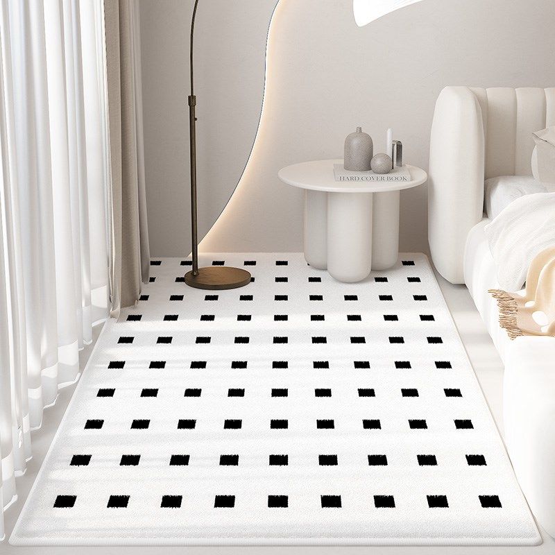 床边毯长条卧室客厅地毯简约奶油风沙发飘窗茶几床前防滑椅地垫,居家布艺,床边毯,淘宝优惠券,粉丝福利购,淘宝优惠卷