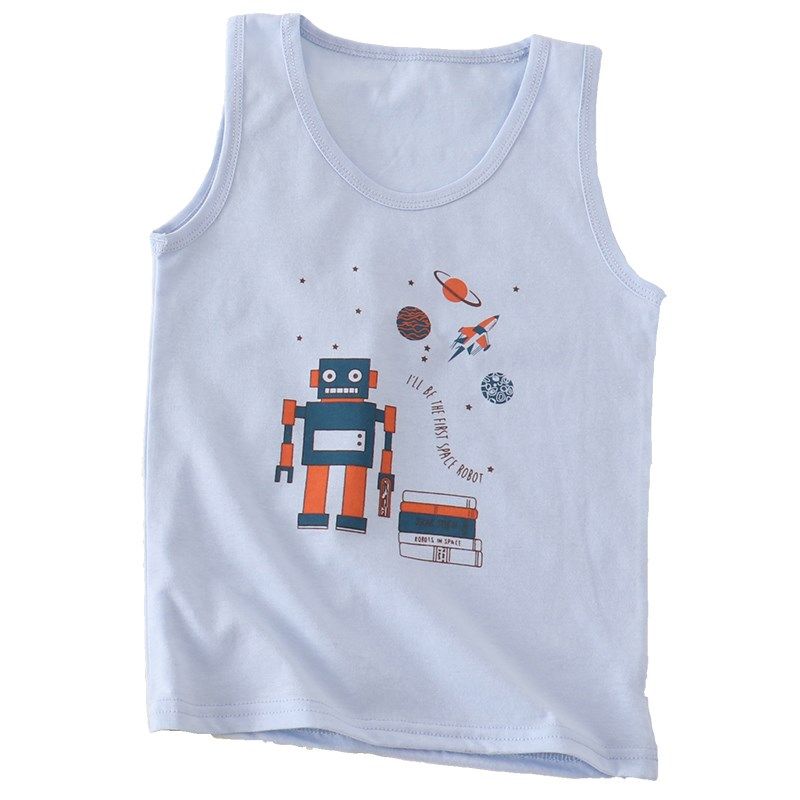 文波男童背心纯棉夏季薄款无袖上衣儿童背心男宝宝睡衣全棉中小童,童装/婴儿装/亲子装,背心吊带,淘宝优惠券,粉丝福利购,淘宝优惠卷