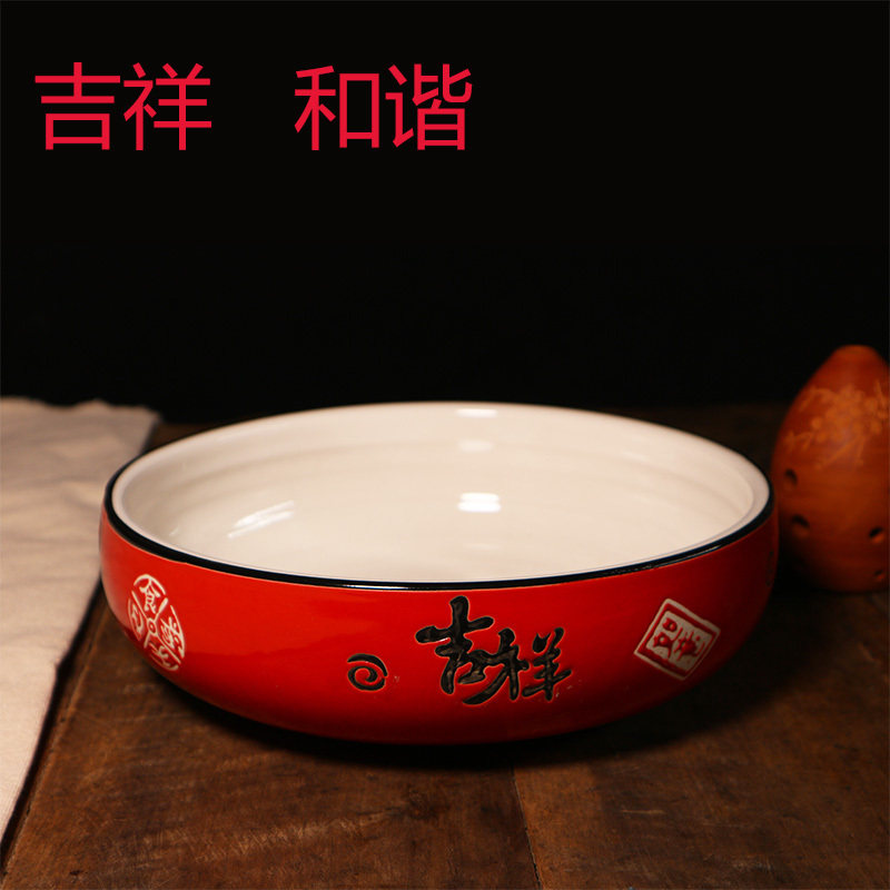 酒店家用陶瓷冒菜碗钵钵鸡盆酸菜鱼盆碗水煮鱼盆婚宴碗寿碗