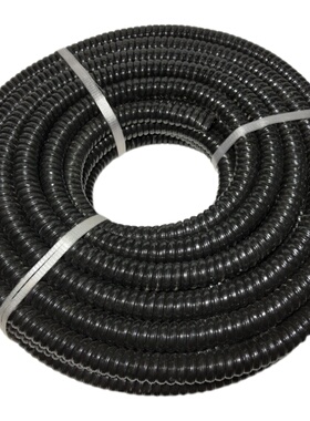 黑色PU风管 聚氨酯钢丝管印刷机雕刻机吸尘管伸缩软管100/150/200