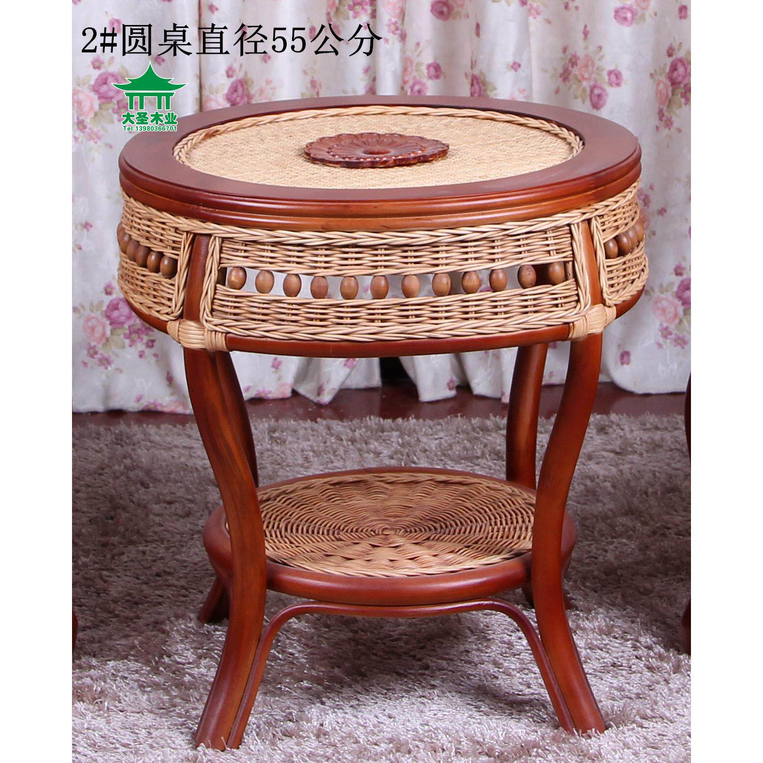 藤茶几小桌子藤圆桌藤桌子藤小茶几藤边几藤角几藤方几真藤编茶几