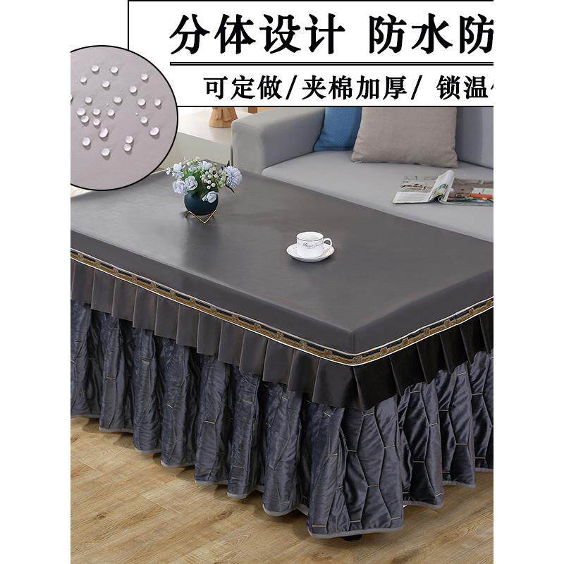 烤火桌子罩套长方形防水皮盖冬季新款加厚电炉罩烤火罩烤火被桌布