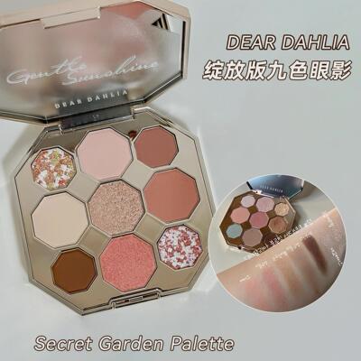deardahlia粉系光明花园彩妆盘九色眼影dear dahlia新款珠光哑光