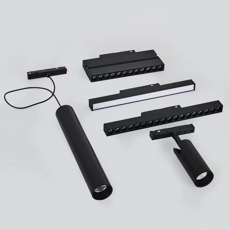 磁吸轨道灯套装LED无边框嵌入式射灯泛光线条餐厅客厅卧室无主灯,家装灯饰光源,轨道磁吸灯,淘宝优惠券,粉丝福利购,淘宝优惠卷