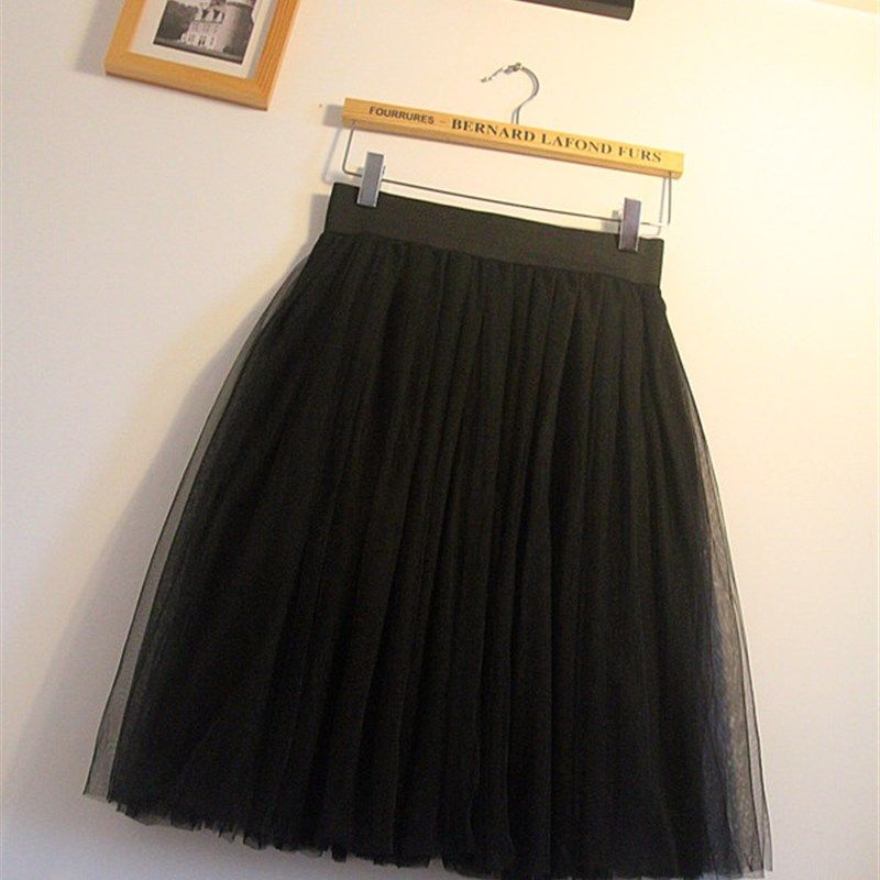 2021优质网纱过膝中长半身裙8米大摆蓬蓬裙高腰A型中裙纱裙烟灰色,女装/女士精品,半身裙,淘宝优惠券,粉丝福利购,淘宝优惠卷