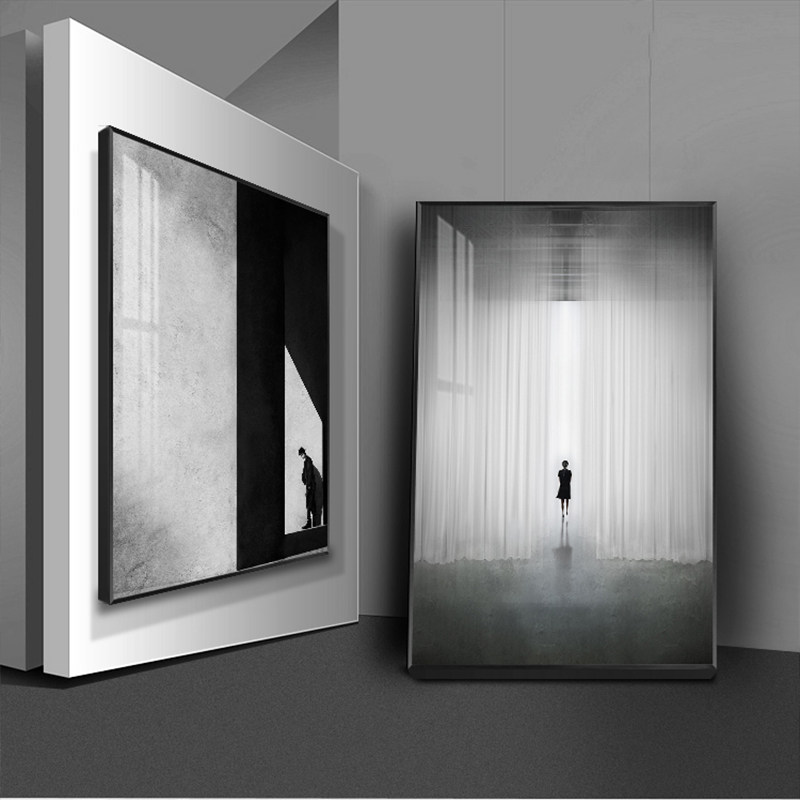 轻奢北欧工业风客厅装饰画样板间沙发背景墙壁大幅艺术玄关挂画,家居饰品,现代装饰画,淘宝优惠券,粉丝福利购,淘宝优惠卷