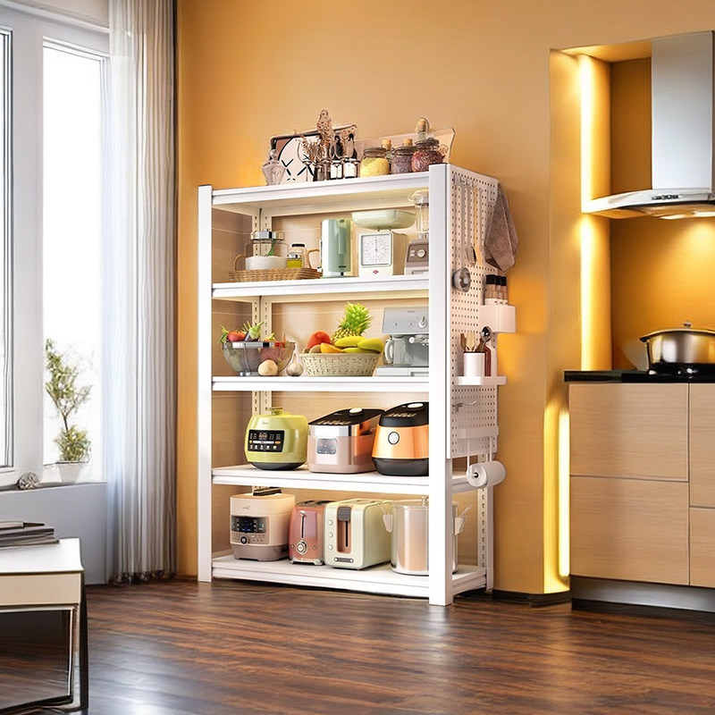 厨房置物架落地多层多功能家用微波炉烤箱收纳架橱柜货架碳钢架子,厨房/烹饪用具,微波炉置物架,淘宝优惠券,粉丝福利购,淘宝优惠卷