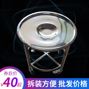 蒸笼推车江镇不锈钢加厚包子无声包子馒头推车架子商用大蒸笼垫车