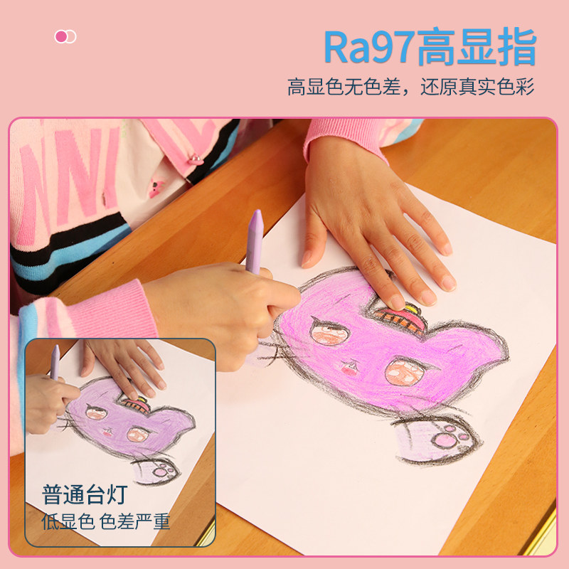 全光谱led台灯学习专用护眼灯儿童写作业灯条国AA级书桌灯吸顶灯