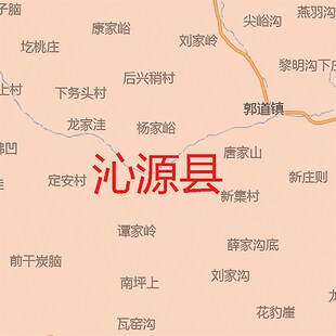 2021新款长治市地图贴图办公室挂图高清防水墙壁贴超大装饰画定制