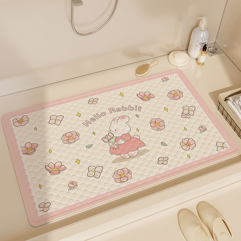 浴室防滑垫化妆室老年人洗澡防摔地垫带吸盘厕所儿童淋浴专用脚垫,居家布艺,家用脚垫,淘宝优惠券,粉丝福利购,淘宝优惠卷