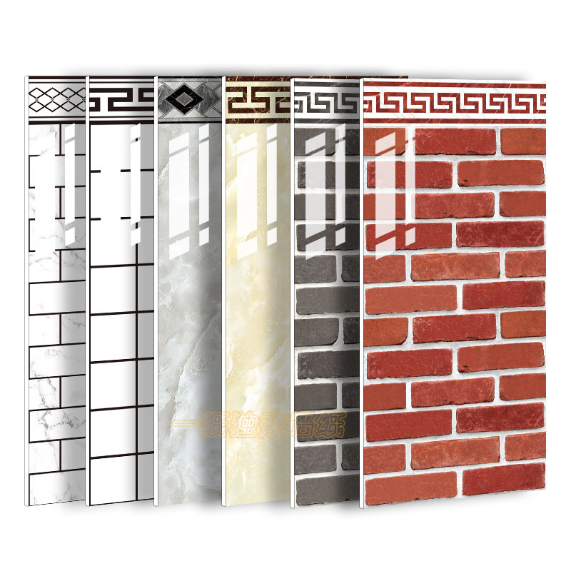文化砖块墙纸店铺装修壁纸墙壁贴纸pvc铝塑板自粘墙贴墙裙护墙板,家居饰品,软装墙贴,淘宝优惠券,粉丝福利购,淘宝优惠卷