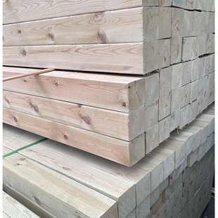 樟子松防腐木立柱方柱户外庭院葡萄架长廊木屋柱子实木龙骨方木条