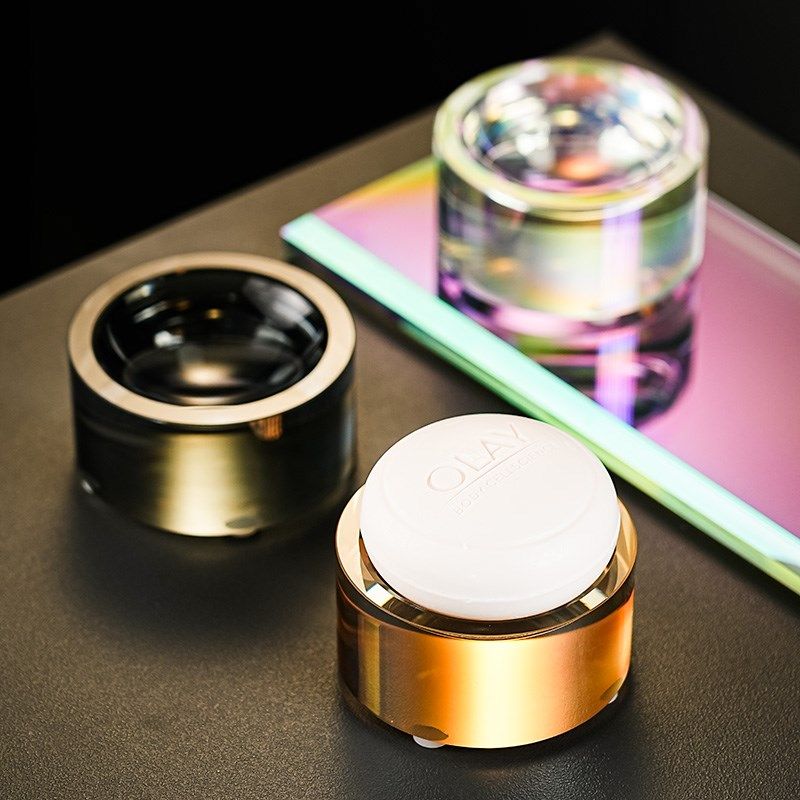 创意高档水晶香皂托圆形肥皂盒美妆蛋收纳托架手工皂碟洗漱台置物,家庭/个人清洁工具,皂盒,淘宝优惠券,粉丝福利购,淘宝优惠卷