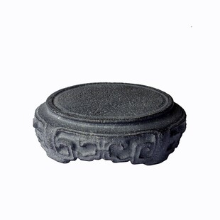 云鹤堂 乌金石茶壶垫石头壶承 仿古石茶托石质托盘杯垫茶道壶垫