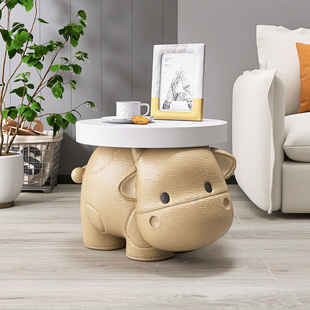 可爱牛牛玄关家用换鞋凳家居饰品门口凳子摆件客厅乔迁新居送礼品