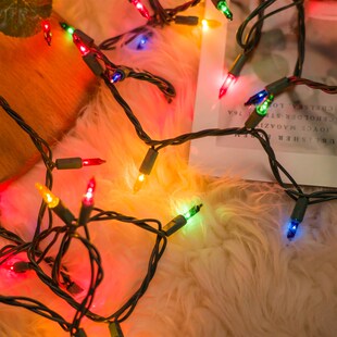 【半藏星林】庭院装饰草坪树挂防水景观复古彩灯高亮迷你钨丝灯串