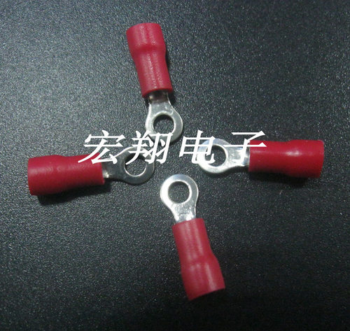 RV1.25-3.2 O型预绝缘冷压端头 TO型端子 线耳 线鼻子 1000只