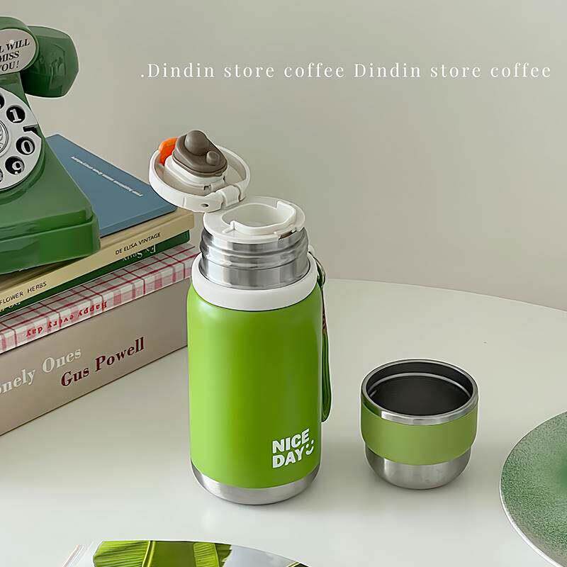 真空保温杯泡茶带盖子可喝水茶水分离水杯女2023新款高颜值杯子可