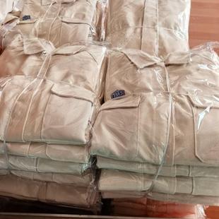 中船造船厂硬帆布电焊工作服 细帆布工装套装焊工男女同款