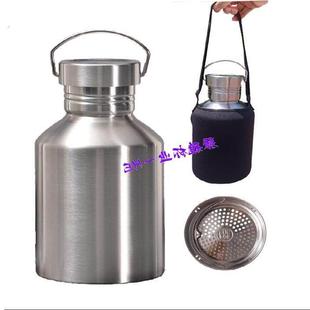 超大号容量防摔夏季行军单层冷水壶凉水杯04不锈钢运动工地水瓶