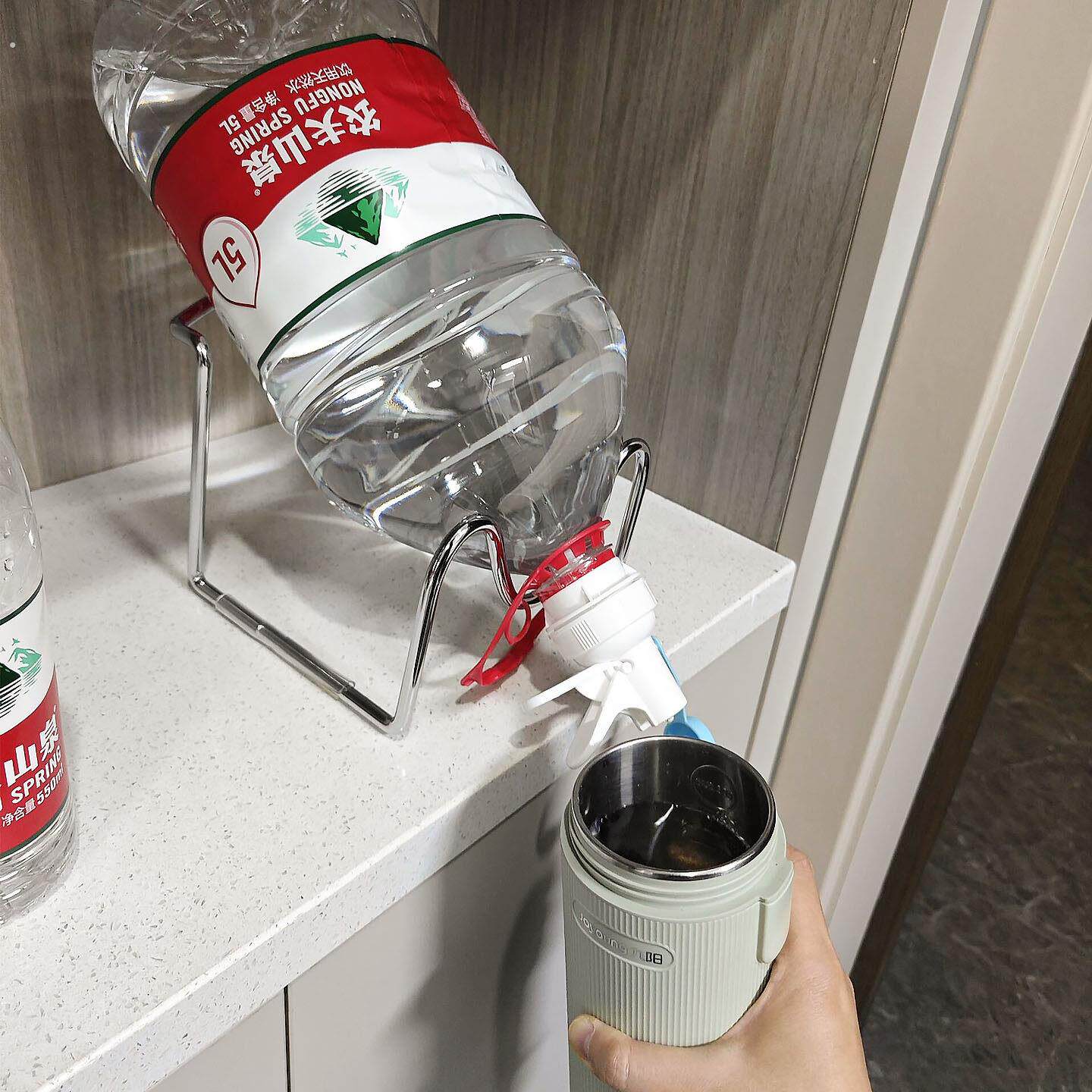 【租房好物】桶装水支架倒立可携式取水器家用矿泉水抽水器水桶架